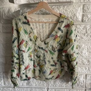 Anthropologie Bird Sweater